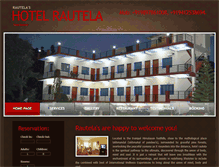 Tablet Screenshot of hotelrautela.com